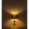Globo Leila Tafellamp Oud messing, Transparant, Helder, 1-licht