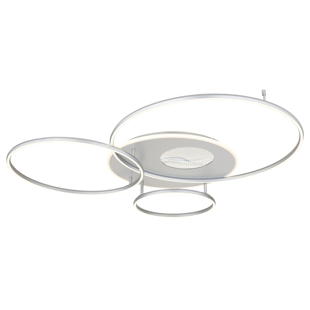 Globo Invertina Plafondlamp LED Zilver, 1-licht, Afstandsbediening main product photo