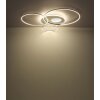 Globo Invertina Plafondlamp LED Zilver, 1-licht, Afstandsbediening