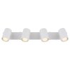 Globo James Plafondlamp, Plafondspot, Wandlamp, Muurspot Wit, 4-lichts