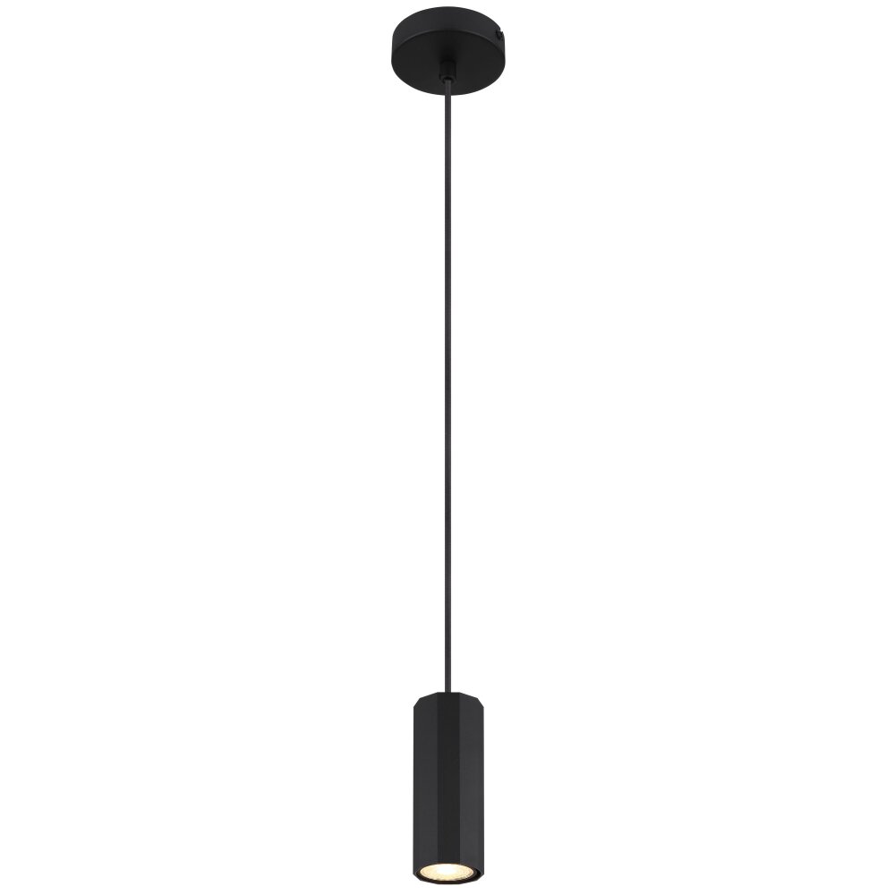 Globo James Hanglamp Zwart, 1-licht main product photo