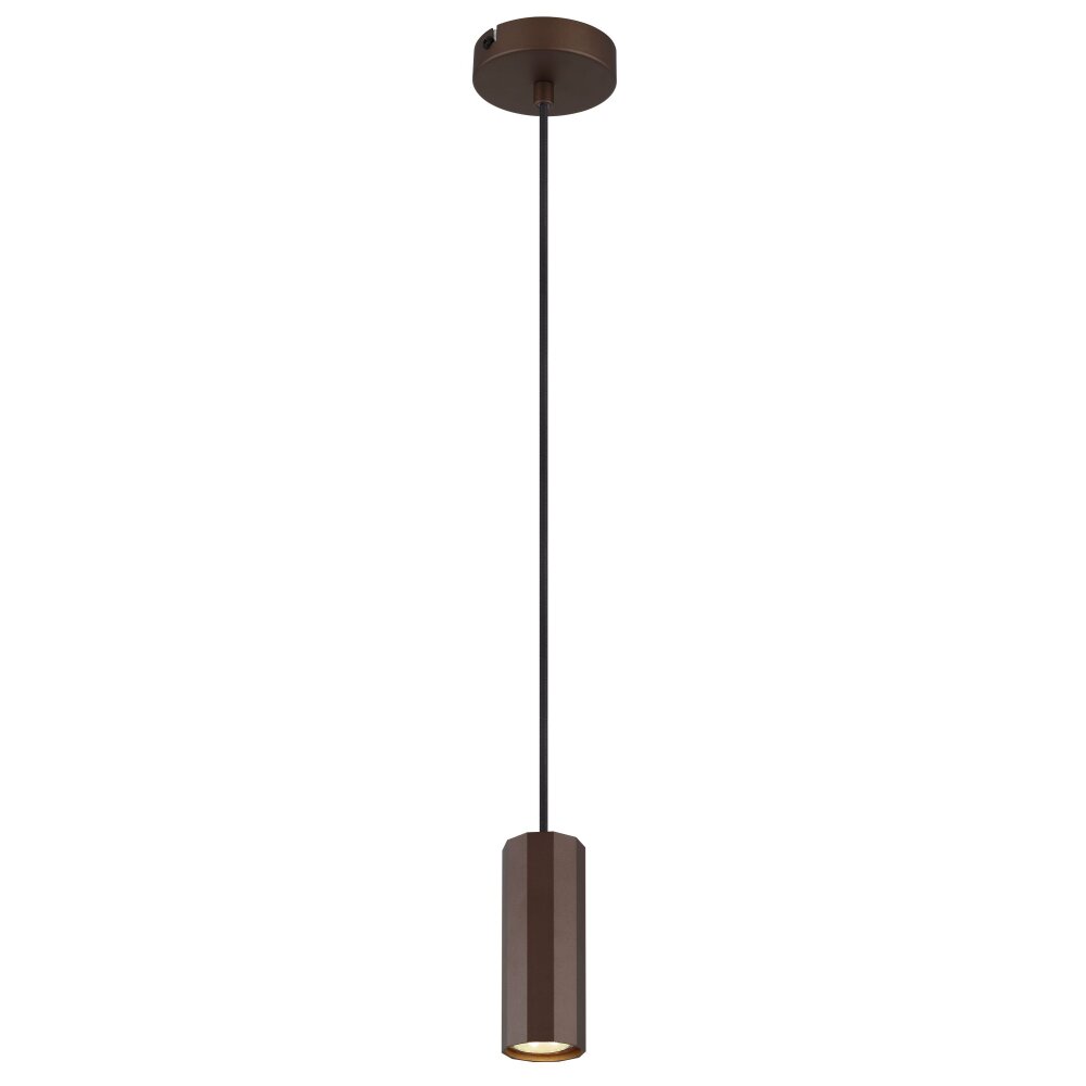 Globo James Hanglamp Brons, 1-licht main product photo