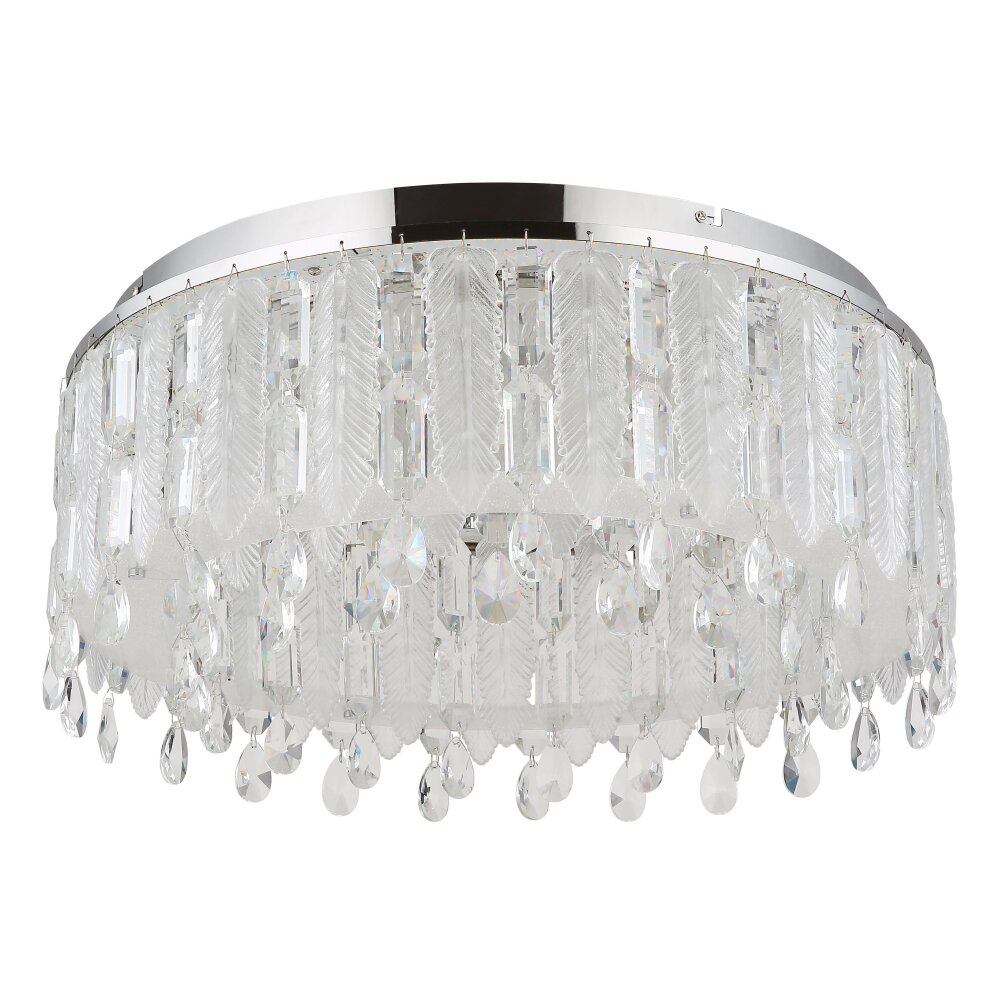 Globo Klunka Plafondlamp LED Chroom, 1-licht, Afstandsbediening