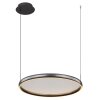 Globo Briggs Hanglamp LED Zwart, 1-licht, Afstandsbediening