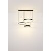 Globo Briggs Hanglamp LED Zwart, 1-licht, Afstandsbediening