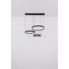 Globo Briggs Hanglamp LED Zwart, 1-licht, Afstandsbediening