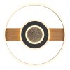 Globo Pikara Plafondlamp LED houtlook, Zwart, 1-licht