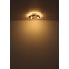 Globo Julio Plafondlamp LED Hout donker, Natuurlijke kleuren, 1-licht