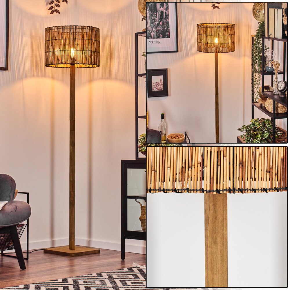 Cando Staande lamp Natuurlijke kleuren, Zwart, 1-licht main product photo
