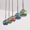 Koyoto Kogellampje, Hanglamp Zwart, 5-lichts