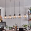 Koyoto Kogellampje, Hanglamp Zwart, 5-lichts