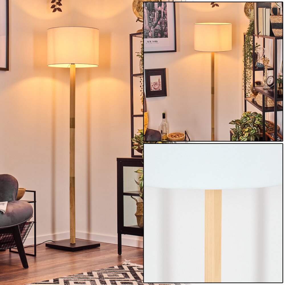 Bassagoda Staande lamp Natuurlijke kleuren, Zwart, 1-licht main product photo