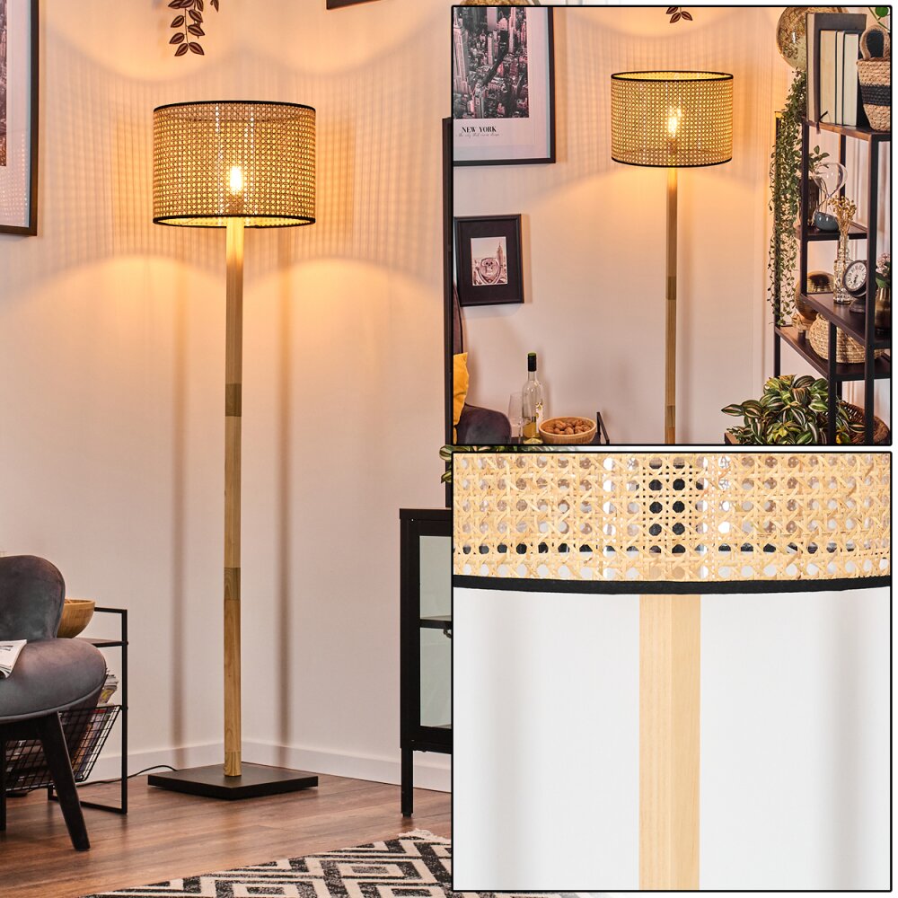 Ramila Staande lamp Natuurlijke kleuren, Zwart, 1-licht main product photo