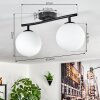 Gastor Plafondlamp, Kogellampje Wit, 2-lichts