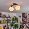 Gastor Plafondlamp, Kogellampje Wit, 2-lichts