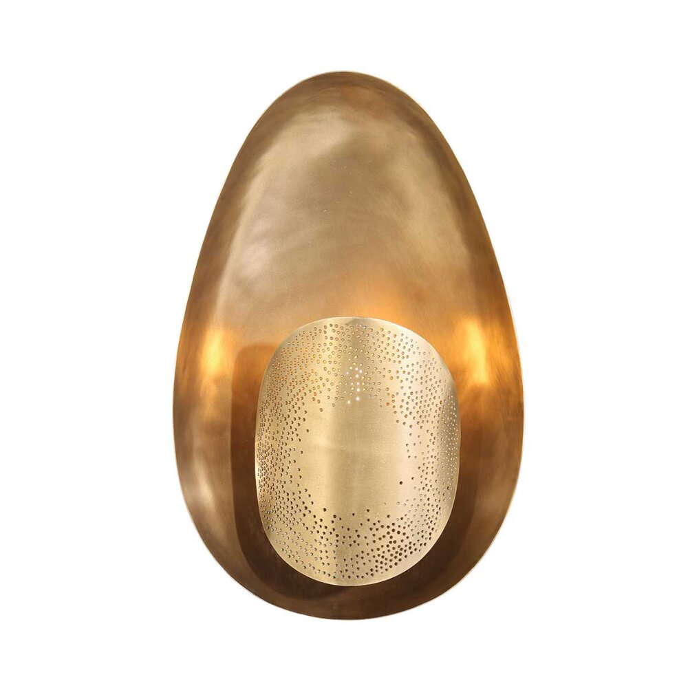 steenhouwer Brass Wandlamp Messing, 1-licht main product photo