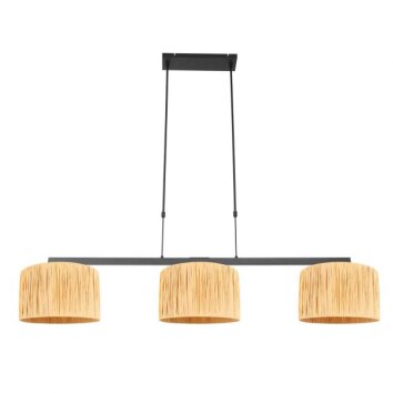 steenhouwer Stang Hanglamp Zwart, 3-lichts steenhouwer Stang Hanglamp Zwart, 3-lichts