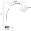 steenhouwer Solva Staande lamp Wit, 1-licht