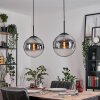 Gastor Hanglamp, Kogellampje Zwart, 2-lichts