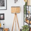 Ramila Staande lamp Natuurlijke kleuren, Zwart, 1-licht