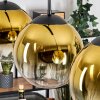 Gastor Hanglamp, Kogellampje, Hanglamp Goud, Duidelijk, 3-lichts