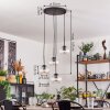 Koyoto Hanglamp, Kogellampje, Hanglamp 35 cm Duidelijk, 4-lichts