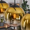 Gastor Hanglamp, Kogellampje, Hanglamp Goud, Duidelijk, 4-lichts