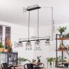 Koyoto Hanglamp, Kogellampje, Hanglamp Duidelijk, Rookkleurig, 4-lichts