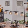 Koyoto Hanglamp, Kogellampje, Hanglamp Duidelijk, Rookkleurig, 4-lichts