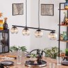 Koyoto Hanglamp, Kogellampje, Hanglamp Amber, Duidelijk, 4-lichts