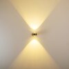 Indore Muurlamp LED Nikkel mat, 2-lichts