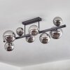 Chehalis Plafondlamp, Kogellampje Chroom, Rookkleurig, 8-lichts