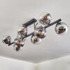 Gastor Plafondlamp, Kogellampje Chroom, Duidelijk, Rookkleurig, 10-lichts Gastor Plafondlamp, Kogellampje Chroom, Duidelijk, Rookkleurig, 10-lichts