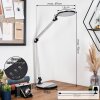 Aldeias Bureaulamp, Tafellamp, Leeslamp LED Zwart, Zilver, 1-licht Aldeias Bureaulamp, Tafellamp, Leeslamp LED Zwart, Zilver, 1-licht