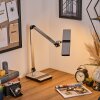 Pedreiras Bureaulamp, Tafellamp, Leeslamp LED Zwart, Zilver, 1-licht Pedreiras Bureaulamp, Tafellamp, Leeslamp LED Zwart, Zilver, 1-licht