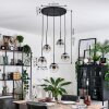 Gastor Hanglamp, Kogellampje, Hanglamp Duidelijk, Rookkleurig, 5-lichts