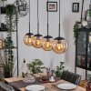 Gastor Hanglamp, Kogellampje, Hanglamp Amber, 4-lichts