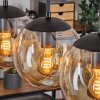 Gastor Hanglamp, Kogellampje, Hanglamp Amber, 4-lichts