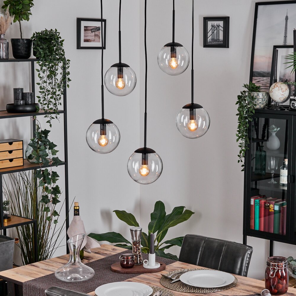 Gastor Hanglamp, Kogellampje, Hanglamp Duidelijk, 5-lichts main product photo