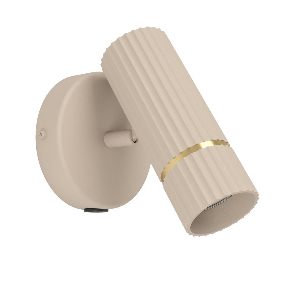 Eglo verlichting CAMINIA Wandlamp LED Messing, Zandkleurig, 1-licht main product photo