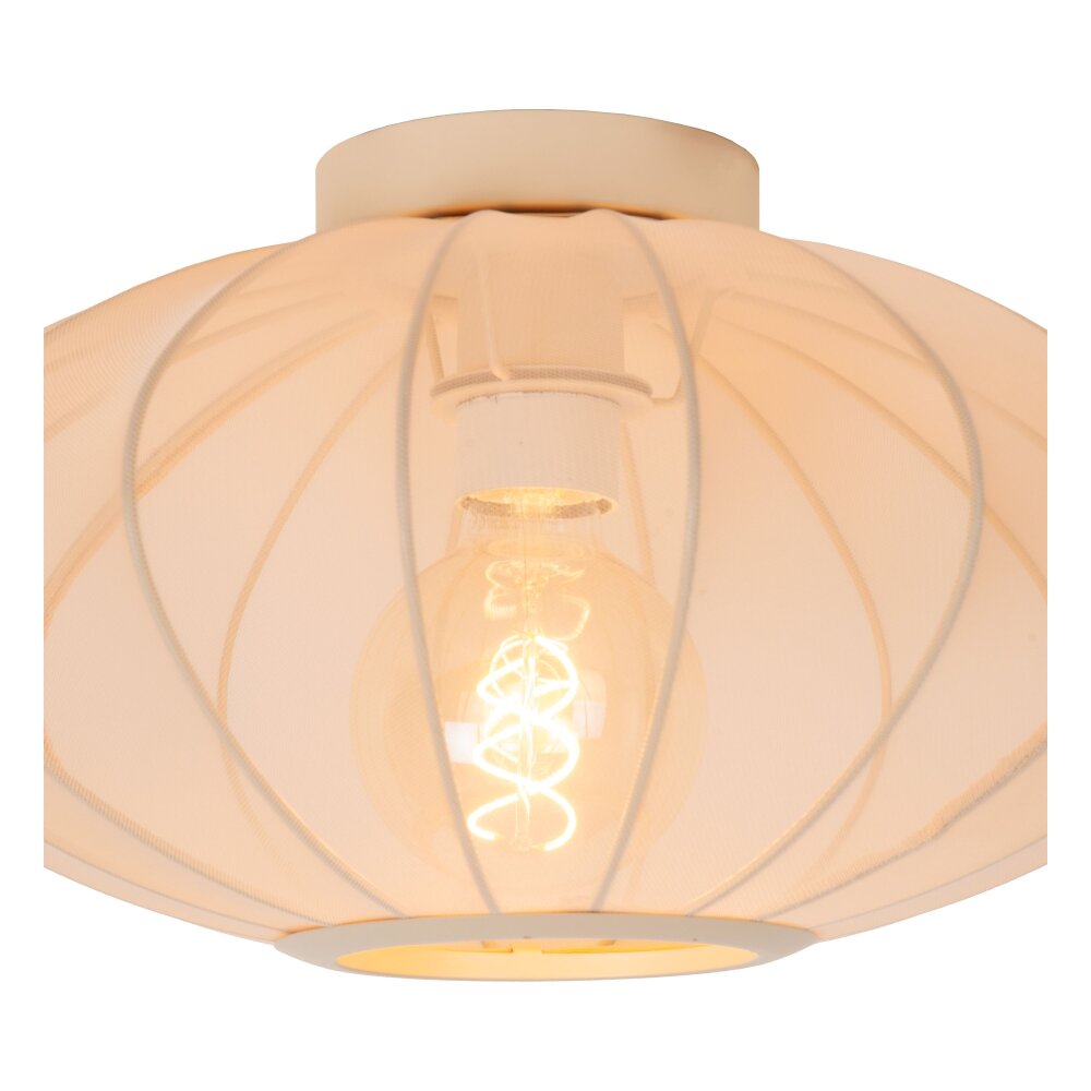 Lucide CORINA Plafondlamp Beige, 1-licht