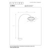 Lucide CORINA Staande lamp, Booglampen Messing, 1-licht