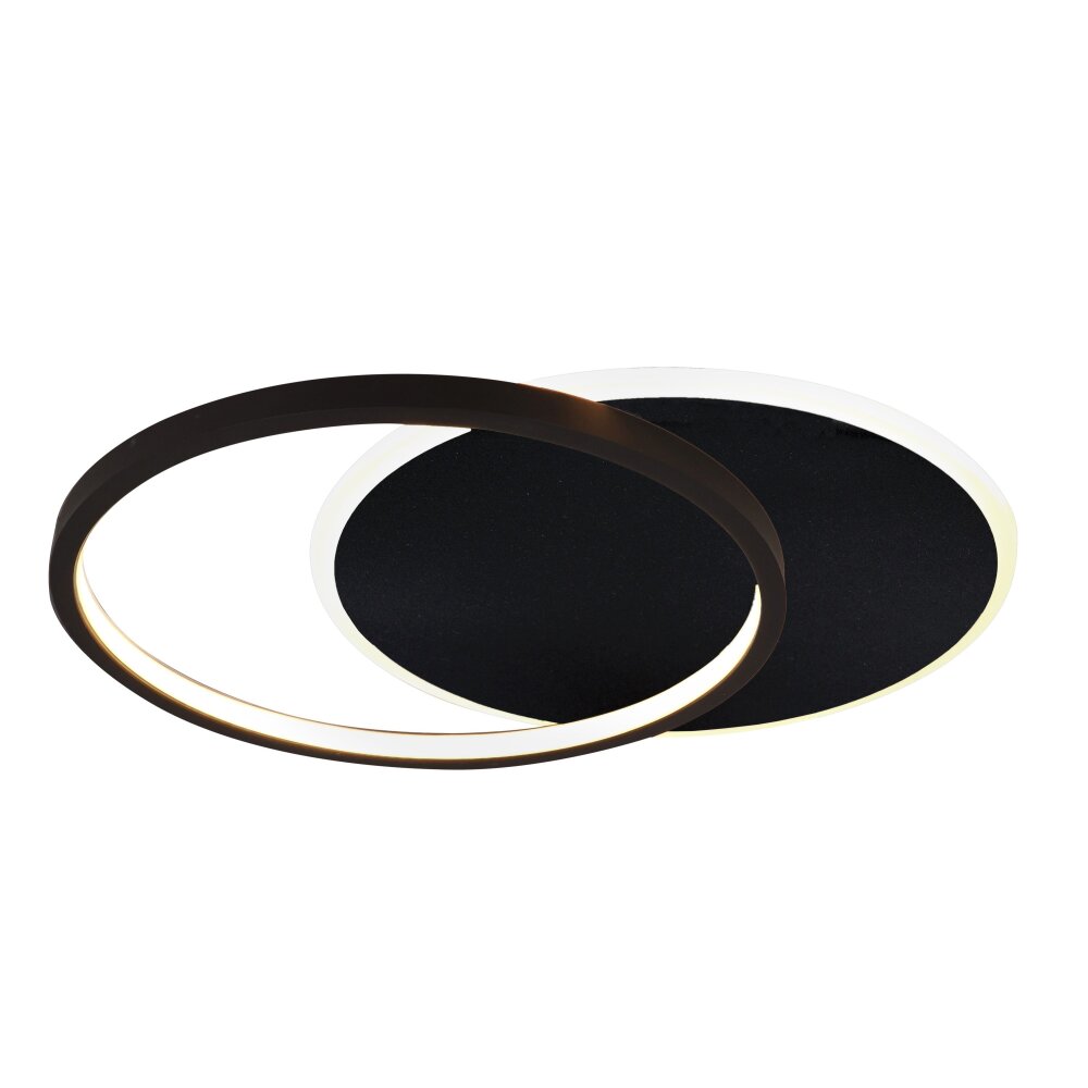 Lucide AXELLE Plafondlamp LED Zwart, 1-licht main product photo