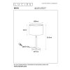 Lucide MAYA Tafellamp Zwart, 1-licht Lucide MAYA Tafellamp Zwart, 1-licht