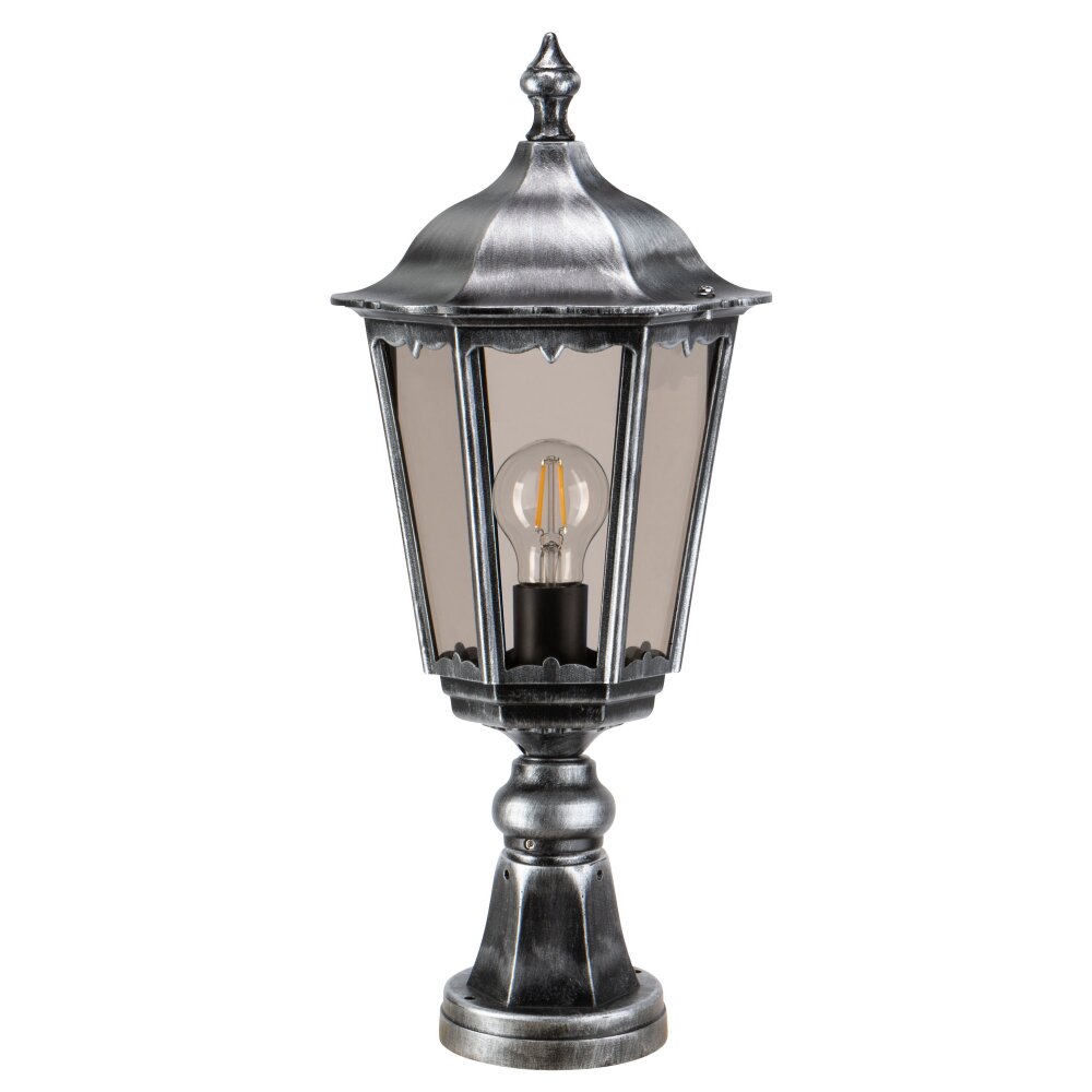 LCD Arrach Staande lamp Zwart, Zilver, 1-licht main product photo