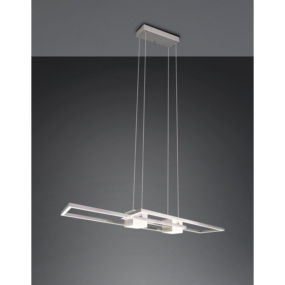 Trio verlichting ALBANY Hanglamp LED Nikkel mat, 1-licht, Afstandsbediening main product photo