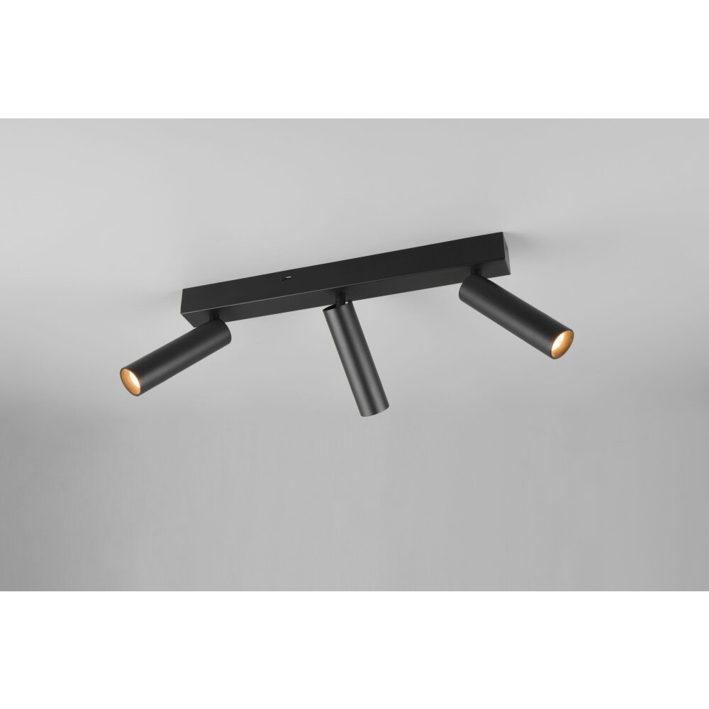 Trio verlichting Ambala Plafondspot LED Zwart, 3-lichts main product photo