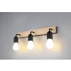 Trio verlichting Arturo Wandlamp Hout licht, 3-lichts