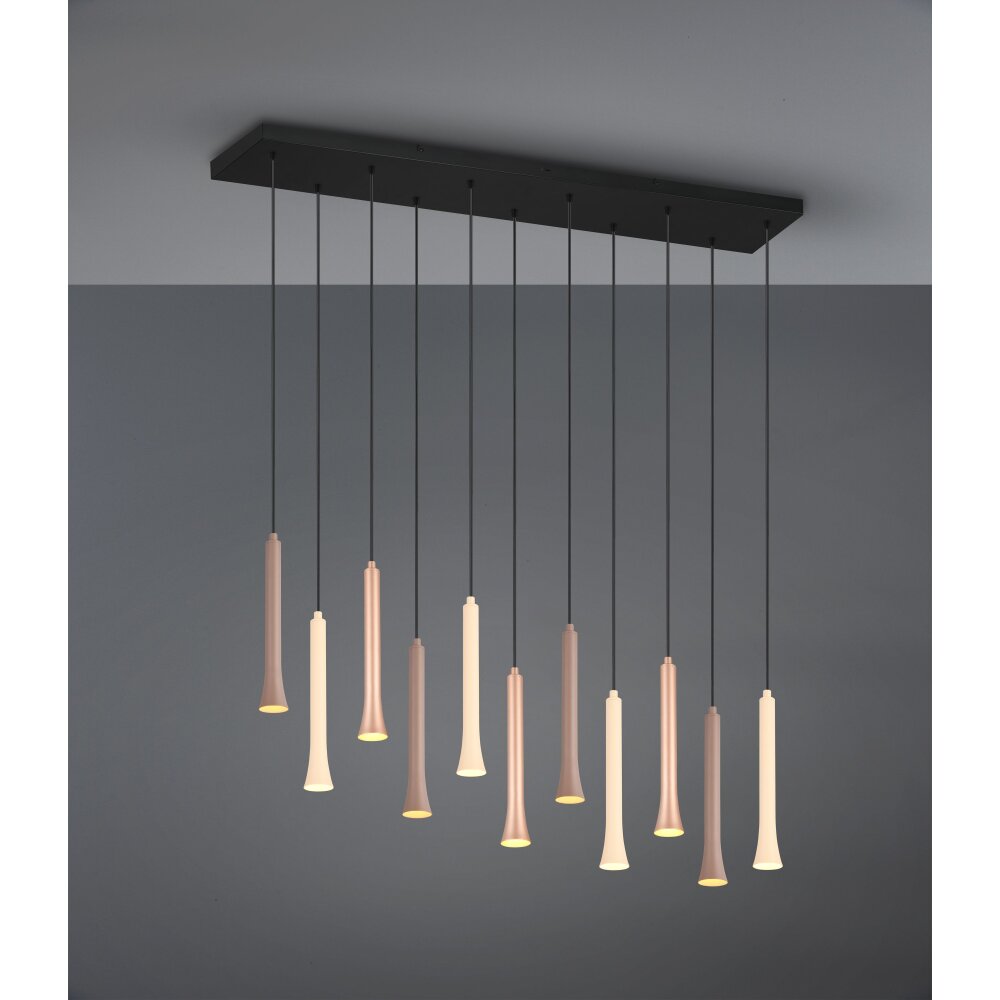 Trio verlichting Fiato Hanglamp LED Zwart, 11-lichts main product photo
