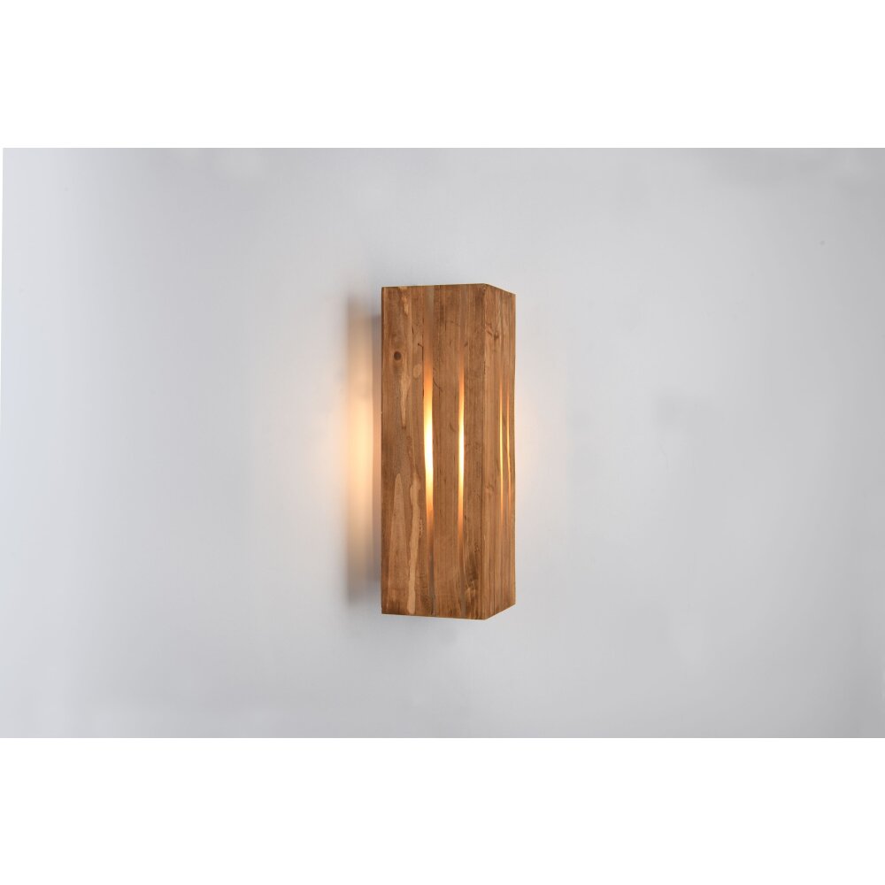 Trio verlichting Karuni Wandlamp Hout licht, 1-licht main product photo